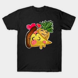 pineapple pizza love emote T-Shirt